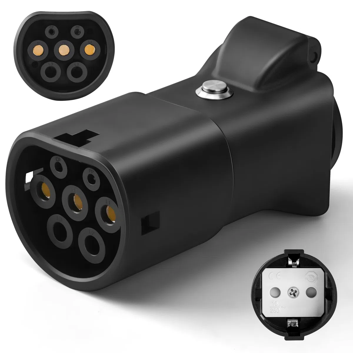 JULIK Adattatore V2L solo per BYD EV PHEV con funzione V2L – 3,5KW 16A 220V Vehicle to Load Adapter per ATTO 3 Seal Dolphin – Camping & Notstro (i veicoli devono supportare le funzioni V2L)