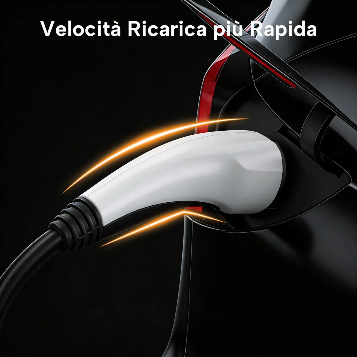 Cavo Ricarica Auto Elettriche Tipo2 22KW 32A 5M, Cavo Tipo2 per EV